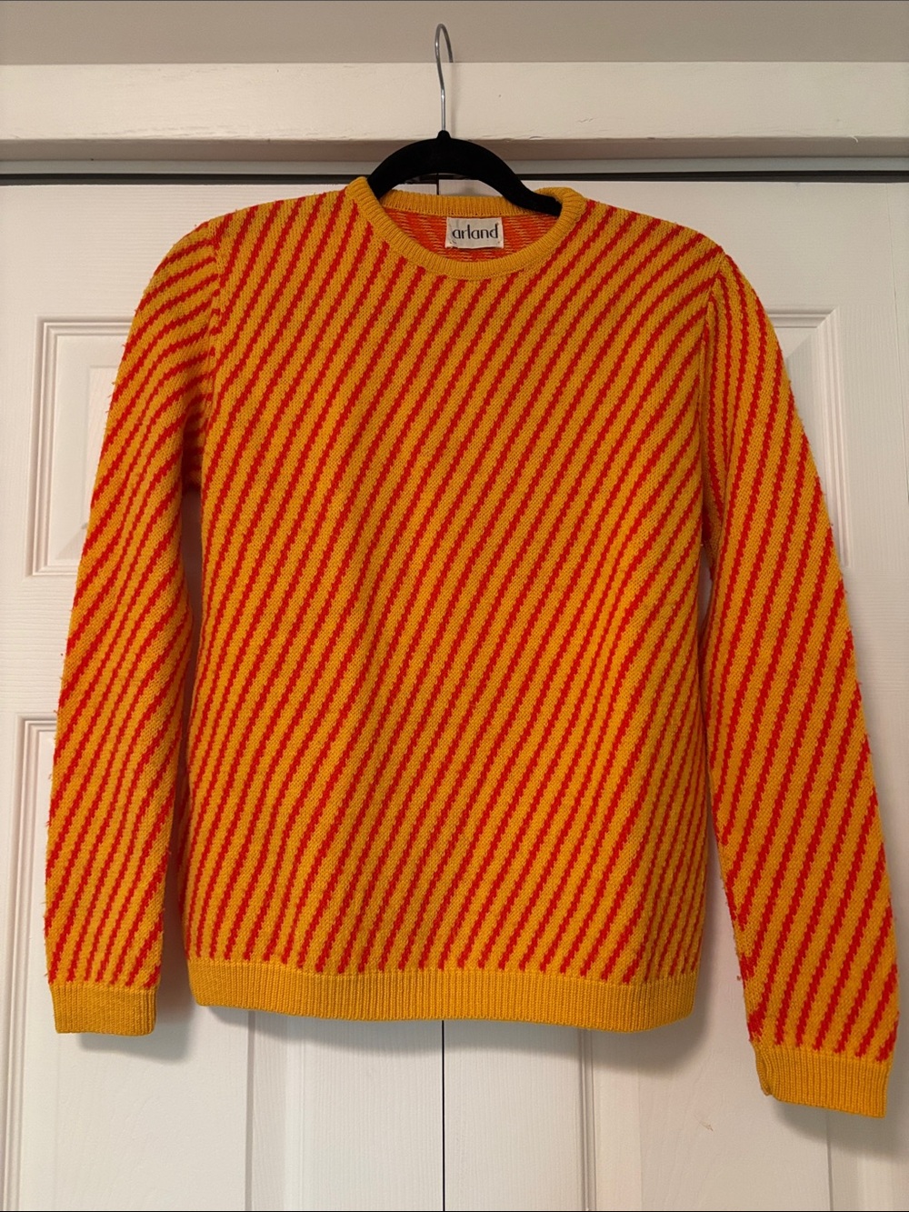 Vintage striped GARLAND sweater size small